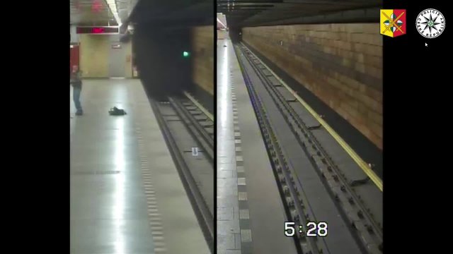 A Man Fell Down Onto the Prague Metro Rails After a Brutal Attack