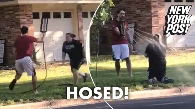 Texas man sprays woman with hose over BLM argument with neighbor