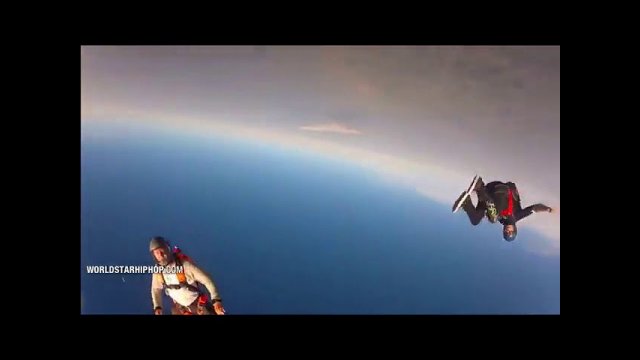 Camera Man Saves His Buddy's Life While Sky Diving...