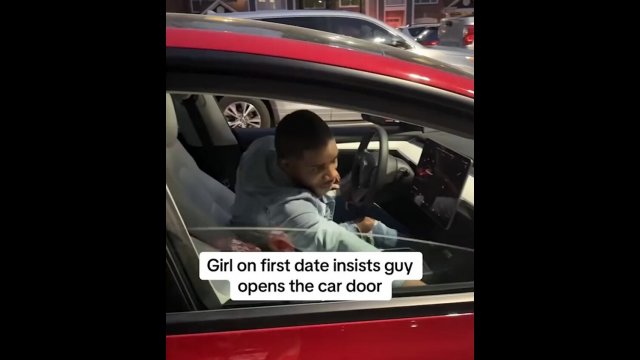 Girl makes a scene after date doesn’t open the door for her [VIDEO]