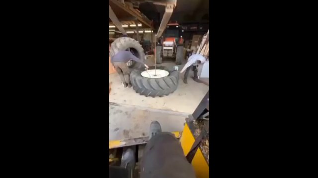 Have you ever seen a tire do this? [VIDEO]