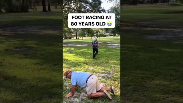 Grandpa tripped him and turned on the JETS [VIDEO]