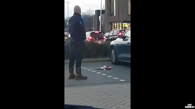 Karma for throwing garbage on the street