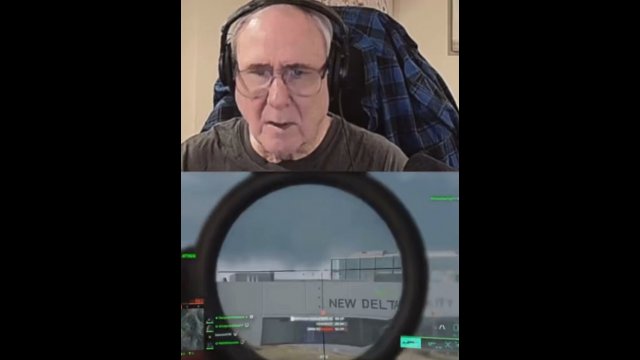 When a retired veteran soldier plays battlefield for the first time [VIDEO]