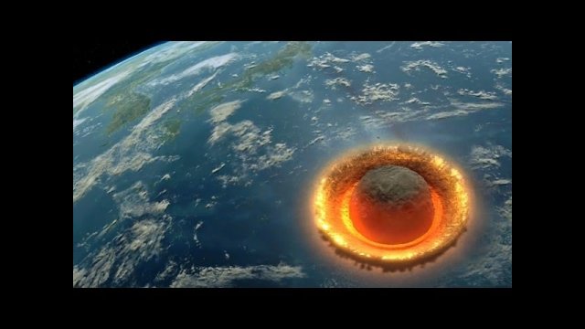 Large Asteroid Impact Simulation [VIDEO]