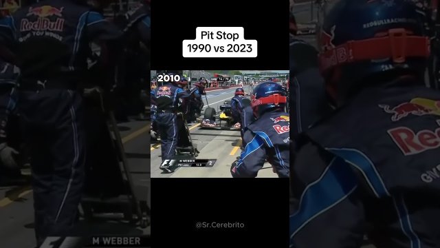 F1 Pit Stop (1990 vs 2023)  [VIDEO]