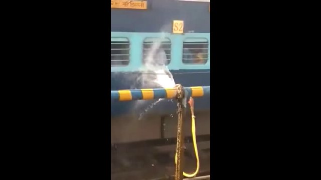 Indian railways offering free sanitisation to passengers