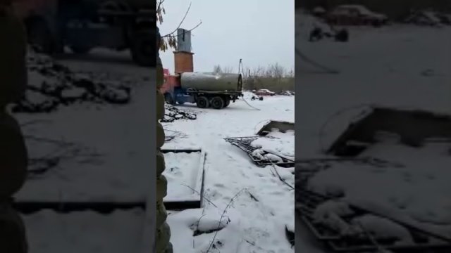 They blew up KamAZ in an attempt to fix it