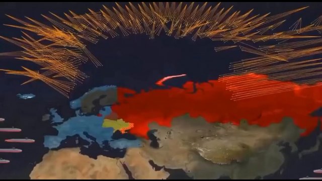 Simulation of a retaliatory strike against Russia after Putin uses nuclear weapons [VIDEO]