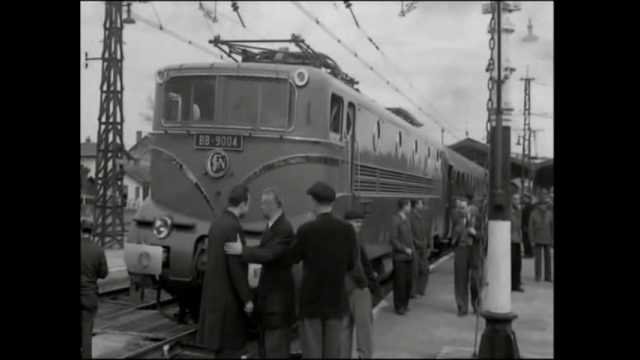 1955 World train speed record SNCF 331 km/h [VIDEO]