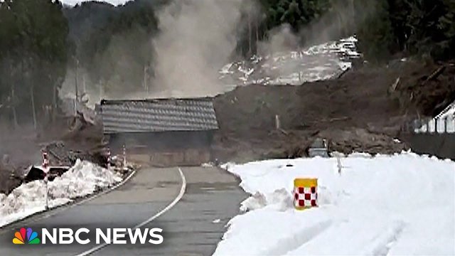Video shows dramatic landslide during deadly Japanese earthquake [VIDEO]