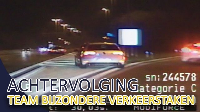 Dynamic police chase in the Netherlands