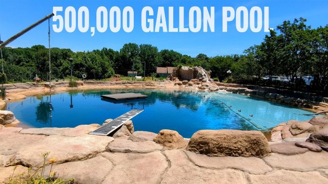 500k Gallon Backyard Pool - 29 Year Build - Coolest Thing I've Ever Made [VIDEO]