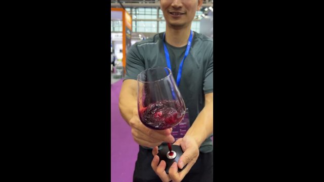 Rotational forces applied to wine tasting [VIDEO]