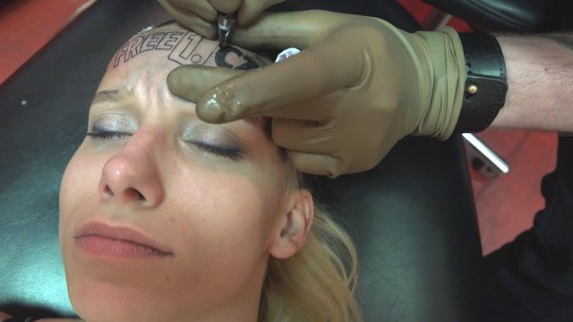 Tattoo on Forehead for $5k