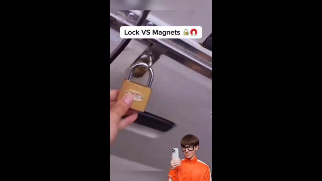 How to open a lock with magnets [VIDEO]