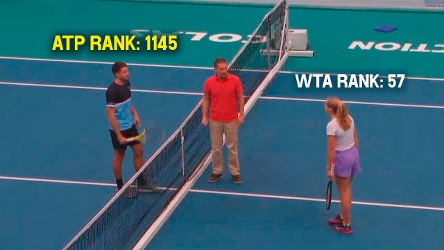When WTA Player Clashes ATP Player (Who Wins?) [VIDEO]