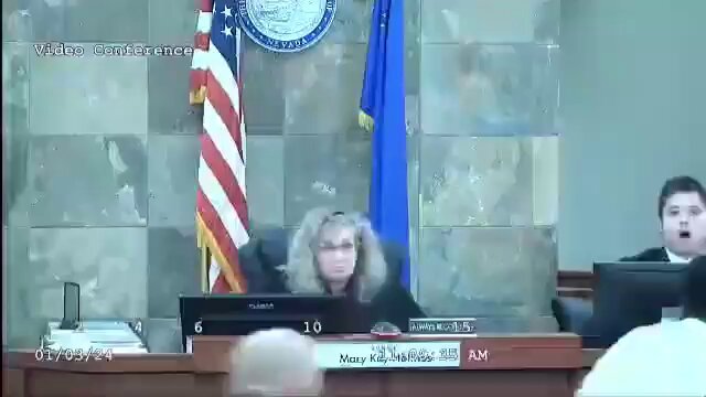 A man attacked a Clark County judge in court after she denied his probation [VIDEO]