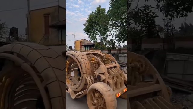Cool Wooden Car [VIDEO]