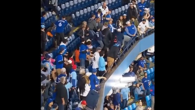 Blue Jays fan caught an Aaron Judge home-run and gave it to a young Yankees fan [VIDEO]