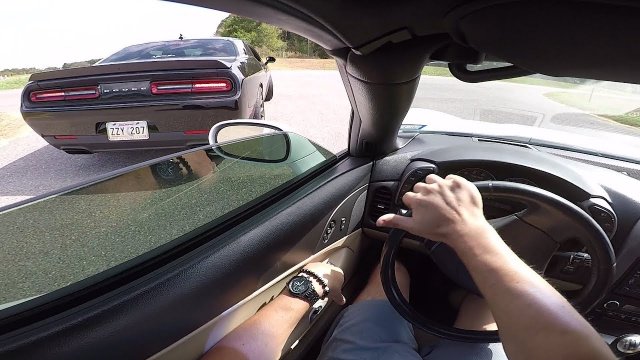 Did you think the Chevrolet Corvette was a fast car? Dueling with a Dodge Hellcat