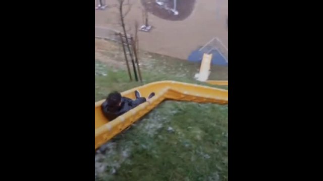 Whoever designed this slide really hates children