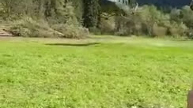 Landing a helicopter can be dangerous. This guy already knows it