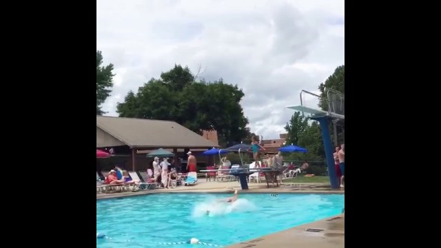 A hilarious diving board fail [VIDEO]