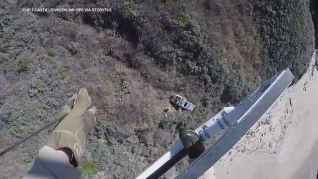 Man Rescued 2 Days After Crashing Off California Cliff [VIDEO]