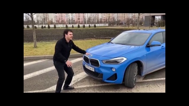Russian test of the BMW X2