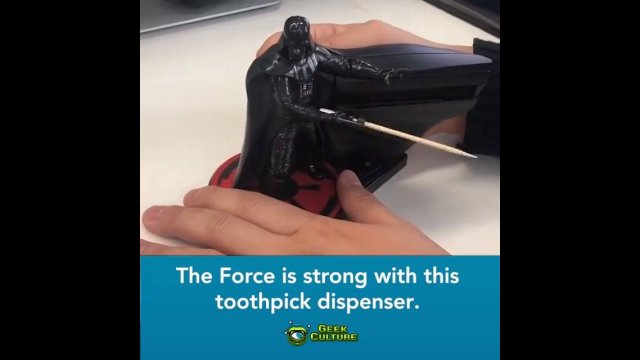 Darth Vader Toothpick Dispenser [VIDEO]