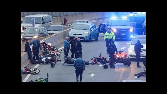 Dirt Bikes, Four Wheelers vs Boston and Massachusetts State Police [VIDEO]