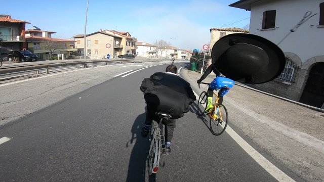 ABSURD Priest on Graziella vs cycling [VIDEO]