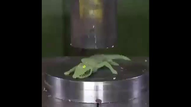 Hydraulic press alligator