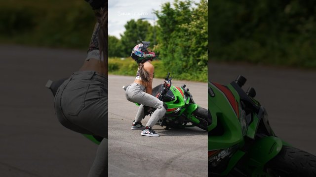 How to lift up your bike after crashing like a football player [VIDEO]