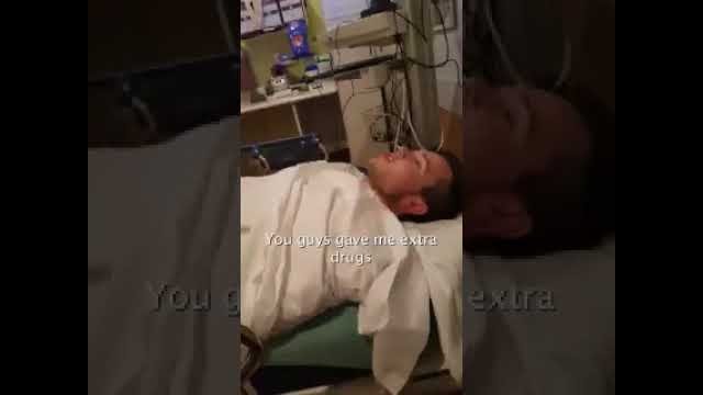 Guy Wakes Up From Surgery, Wants to see Nurse's Tits [VIDEO]