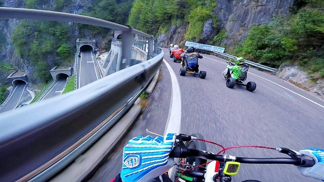 Downhill tricycle racing is terrifying
