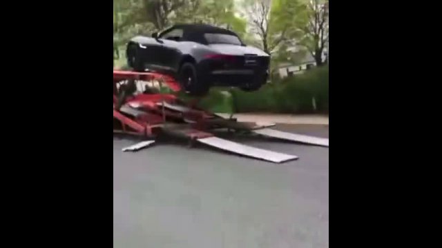 When your dream car has just been delivered
