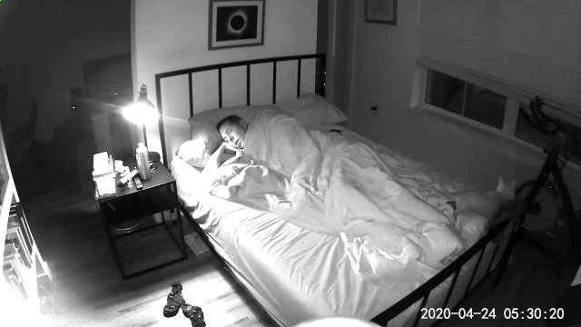 Man Films Himself Sleeping To See What Cat Is Up To