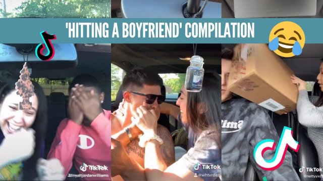 Purse Challenge / Hitting a Boyfriend in a Car TikTok Compilation