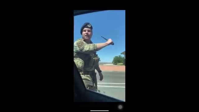 Woman enters military base without permission [VIDEO]