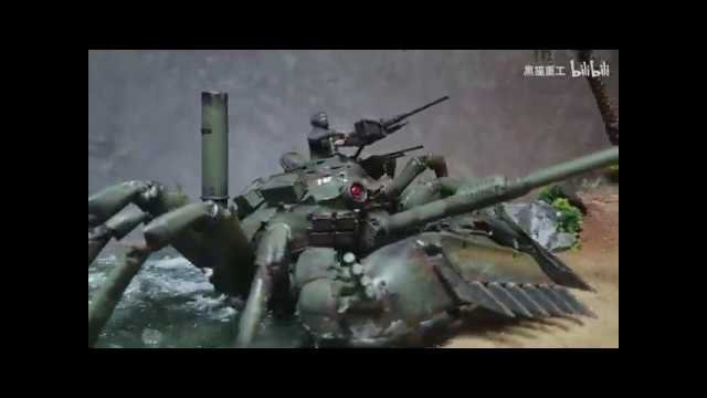 Make a crab to be a tank [VIDEO]