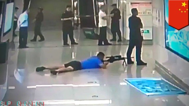 Police sniper gets captor from between colleague's legs