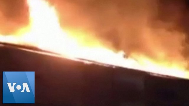 Fire Breaks Out at Residential Building After Turkey Earthquake [VIDEO]