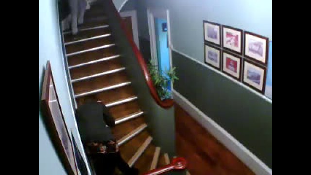 Walking up stairs while drunk