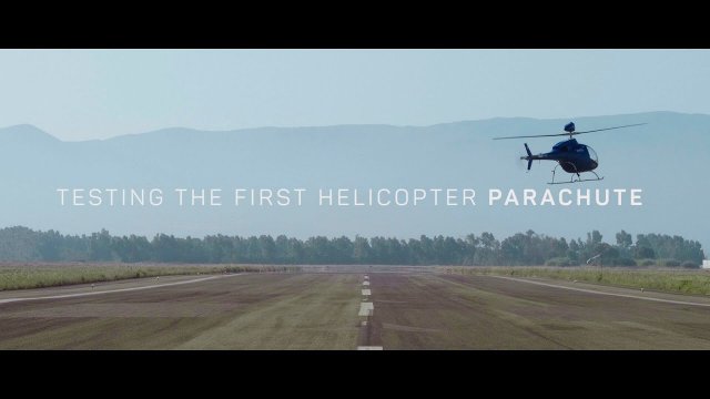 The first helicopter with a parachute [VIDEO]