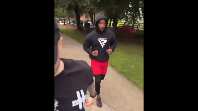 UFC champion Leon Edwards accidentally hit the craziest trickshot while on a run [VIDEO]