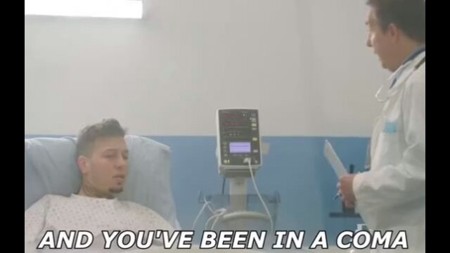 They pranked this dude and told him he was in a coma for 10 years [VIDEO]