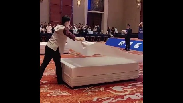 Bed making competition!
