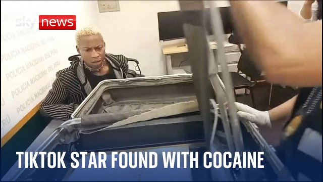 British TikTok star jailed after trying to smuggle 2.9kg of cocaine out of Peru [VIDEO]